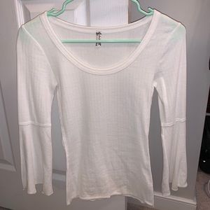 Free People Fitting Knit Blouse